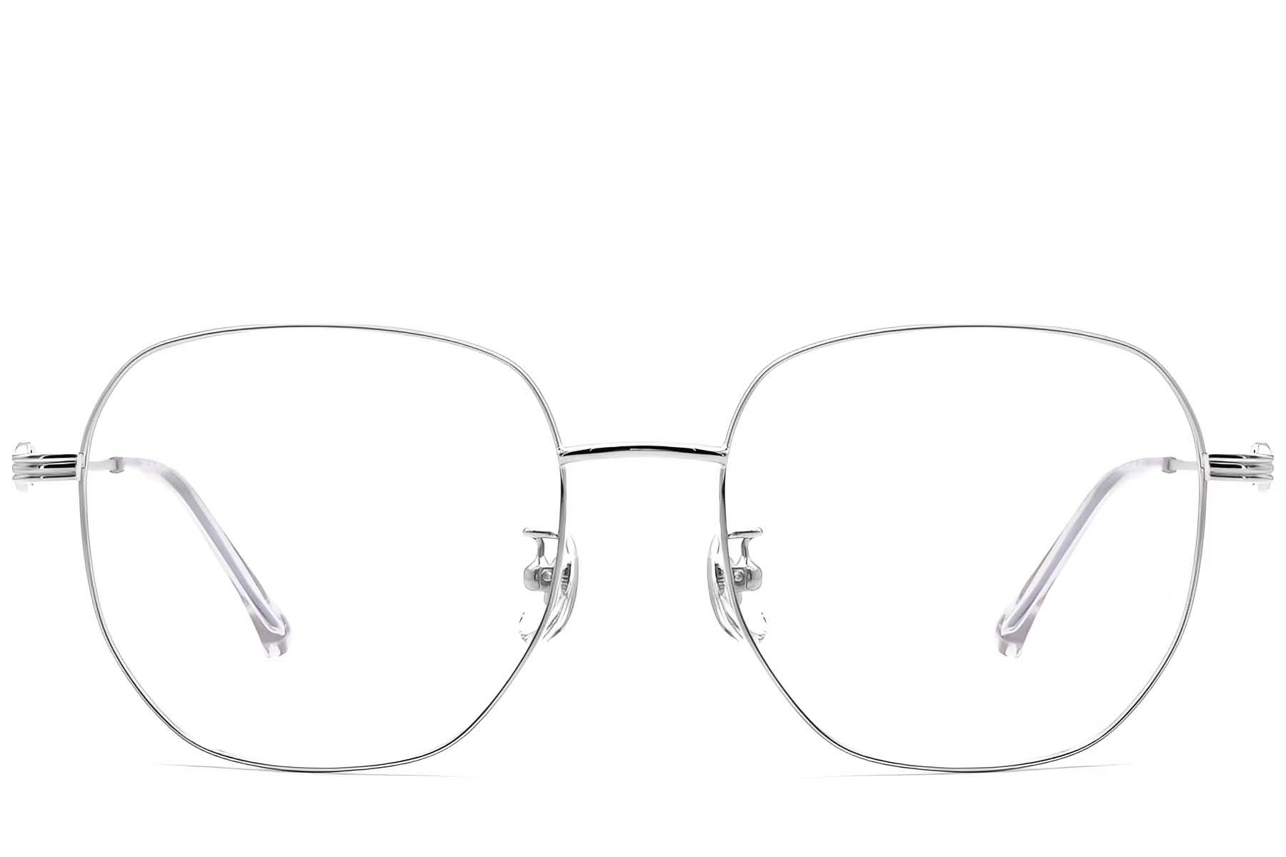 Geometric Silver Metal Glasses #BS0423-0152