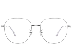Geometric Silver Metal Glasses #BS0423-0152