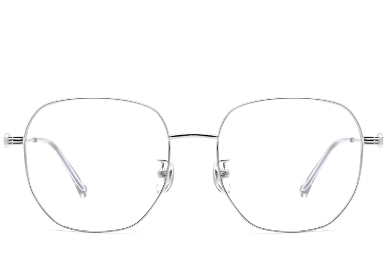 Geometric Silver Metal Glasses #BS0423-0152