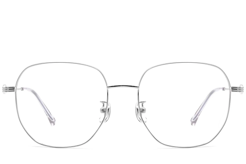 Geometric Silver Metal Glasses #BS0423-0152