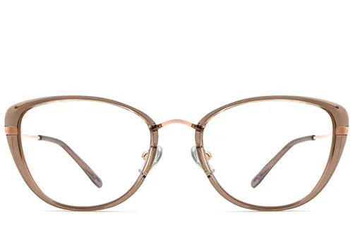 Lunettes papillon marron TR90 #BS0423-0155
