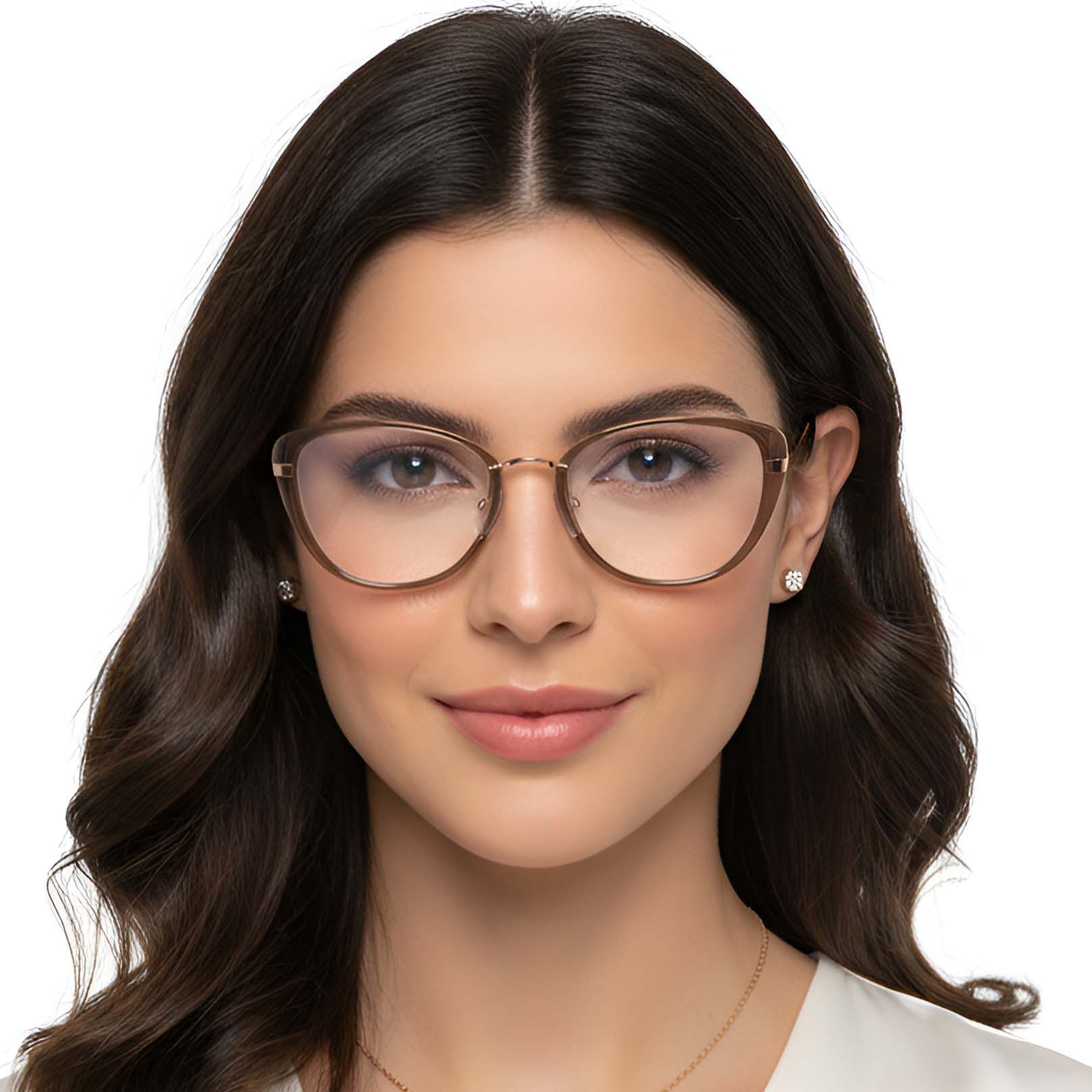 Butterfly Brown TR90 Glasses #BS0423-0155