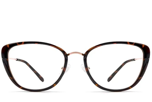 Lunettes papillon écaille de tortue TR90 #BS0423-0156