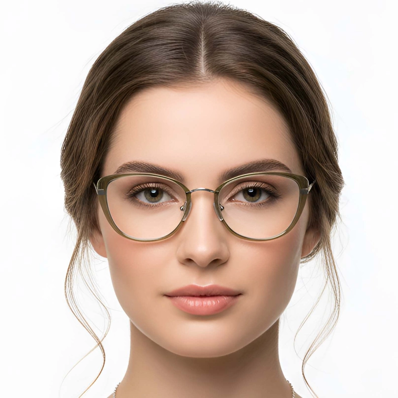 Butterfly Green TR90 Glasses #BS0423-0158