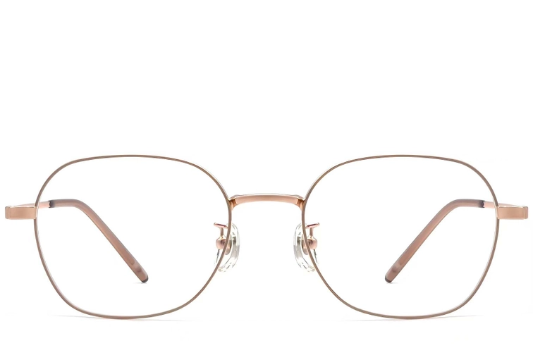 Geometric Brown Metal Glasses #BS0423-0159