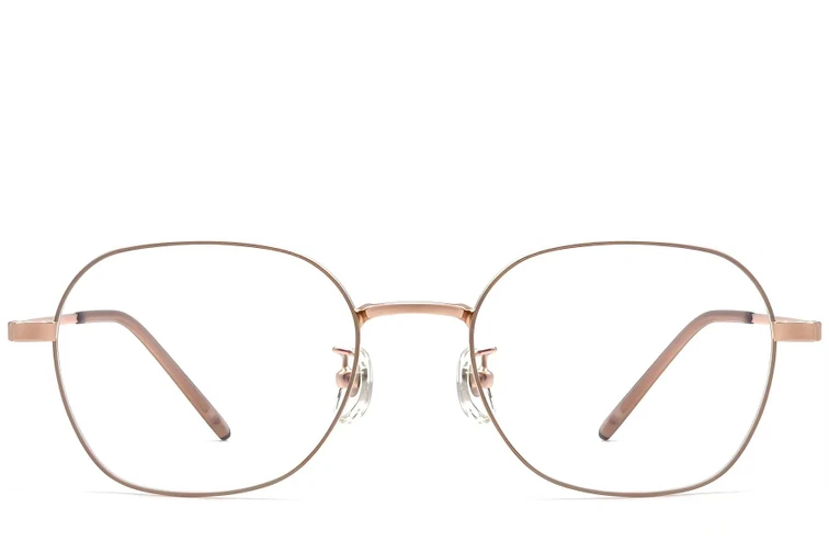 Geometric Brown Metal Glasses #BS0423-0159