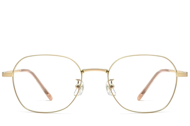Geometric Golden Metal Glasses #BS0423-0163
