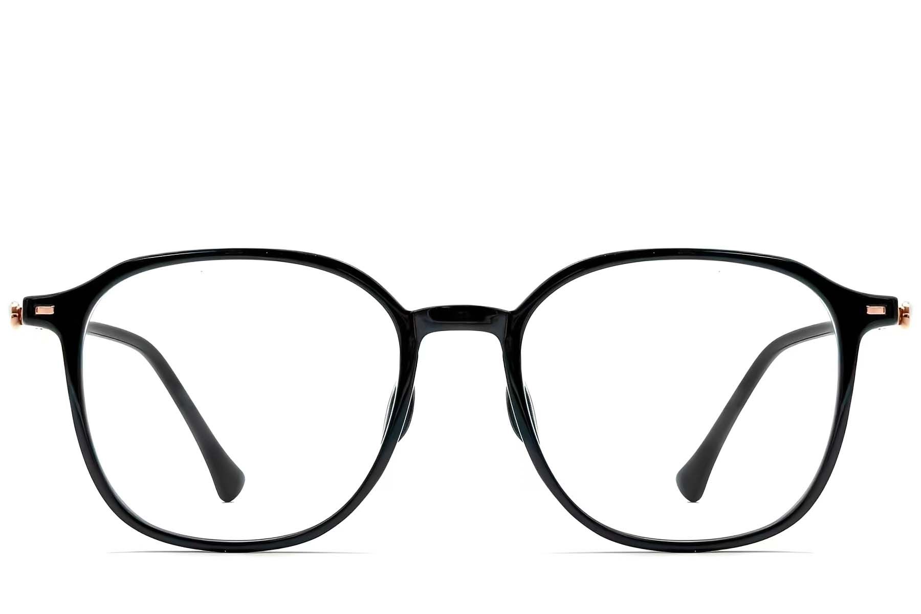 Geometric Black TR90 Glasses #BS0423-0165