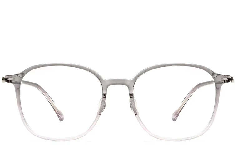 Gafas geométricas grises TR90 #BS0423-0166