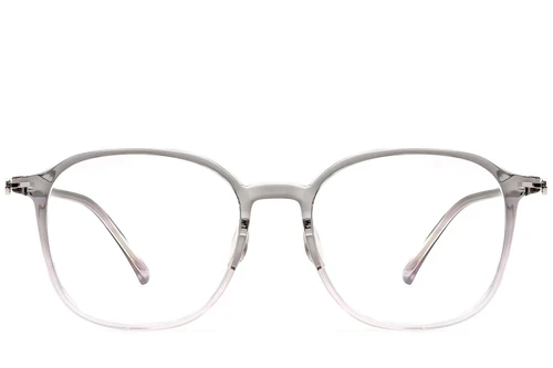 Lunettes géométriques grises TR90 #BS0423-0166