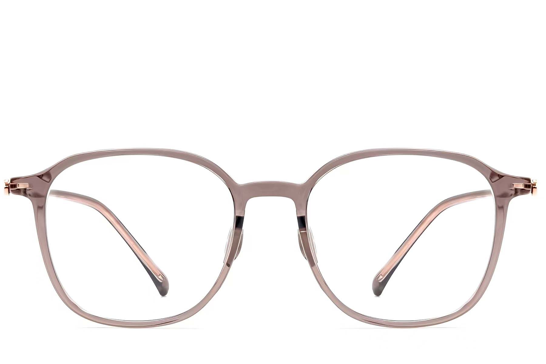 Geometric Brown TR90 Glasses #BS0423-0167