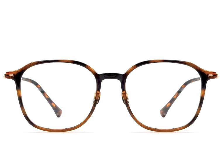 Geometric Tortoiseshell TR90 Glasses #BS0423-0168