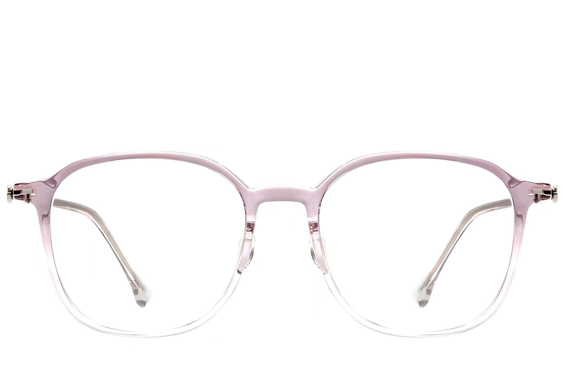 Geometric Pink TR90 Glasses #BS0423-0169