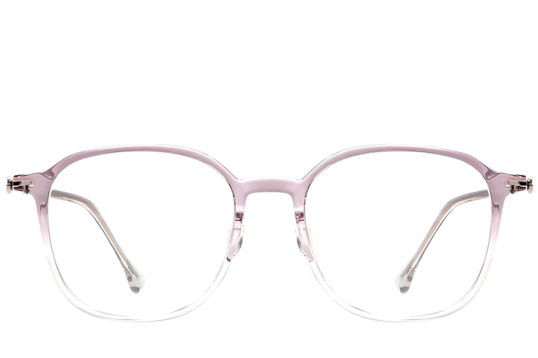 Geometric Pink TR90 Glasses #BS0423-0169