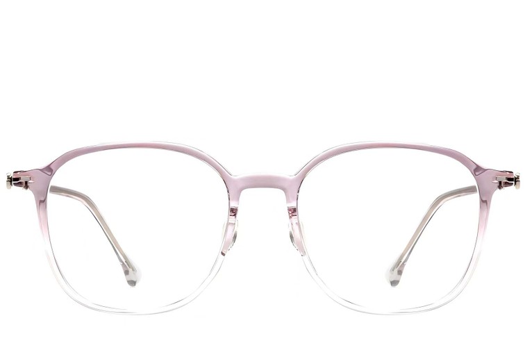Geometric Pink TR90 Glasses #BS0423-0169