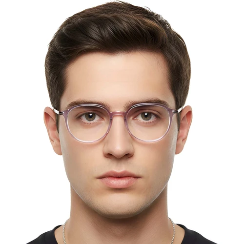 Lunettes géométriques roses TR90 #BS0423-0169