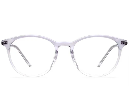 Lunettes ovales violettes TR90 #BS0423-0173