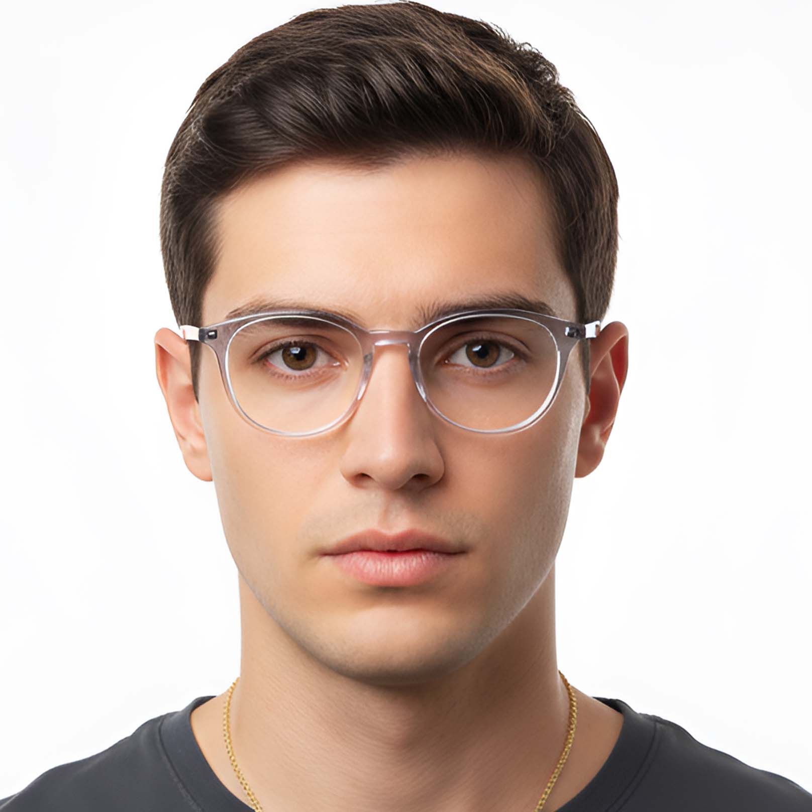 Oval Purple TR90 Glasses #BS0423-0173