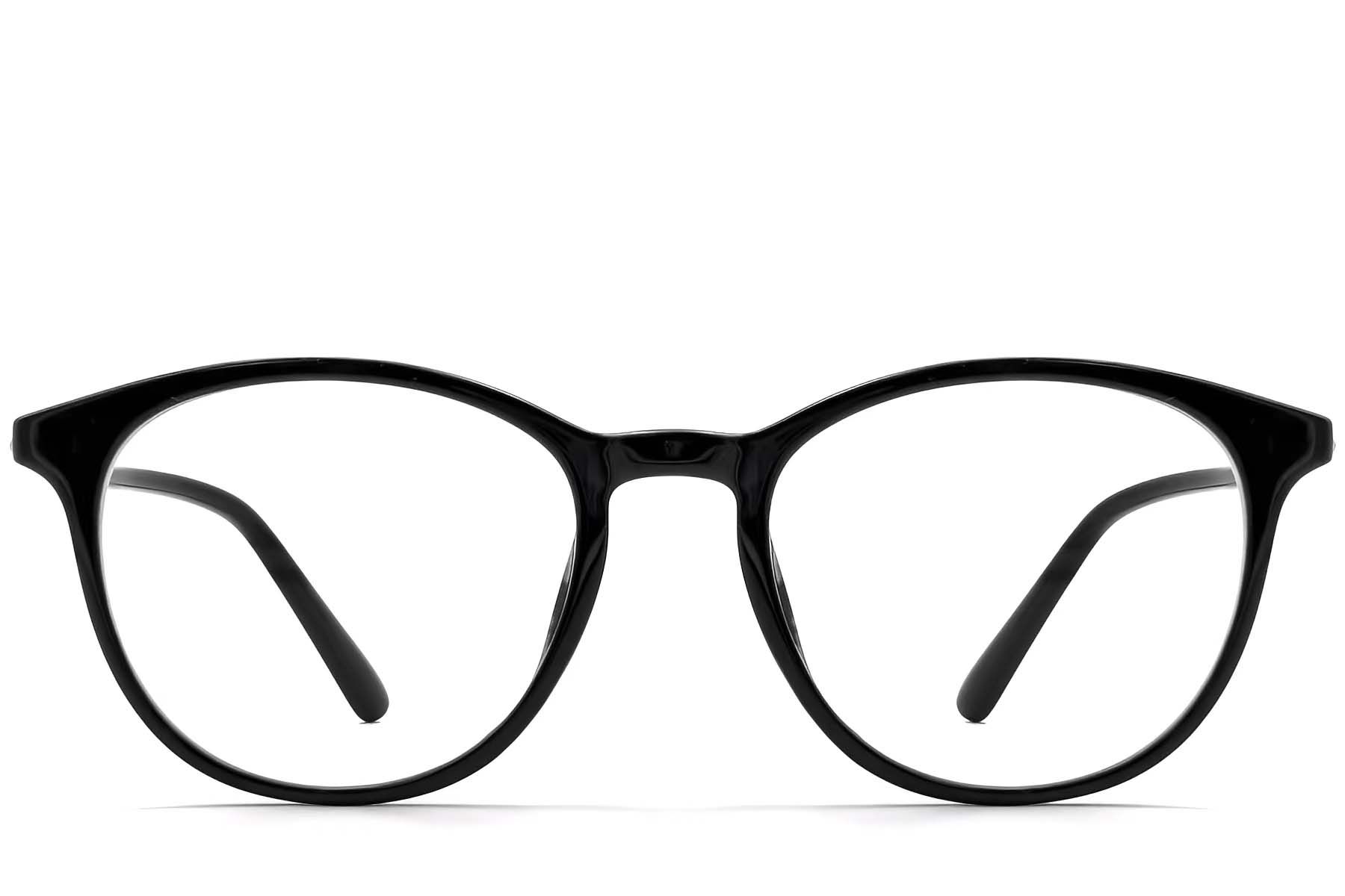 Oval Black TR90 Glasses #BS0423-0174