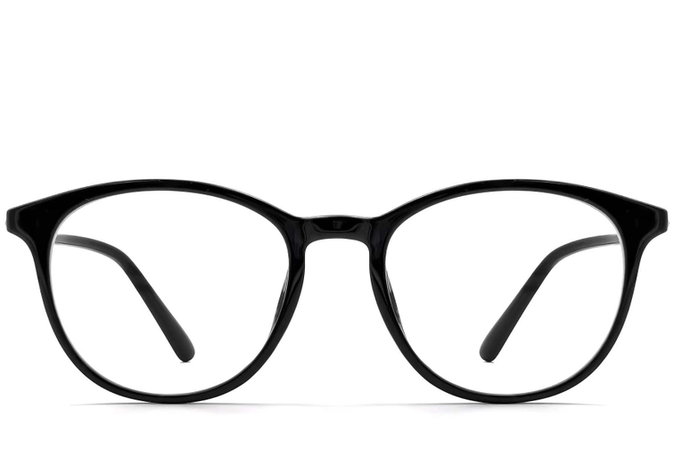 Oval Black TR90 Glasses #BS0423-0174