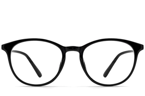 Lunettes ovales noires TR90 #BS0423-0174