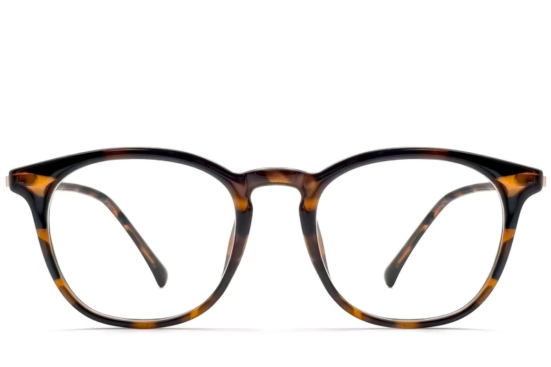 Oval Tortoiseshell TR90 Glasses #BS0423-0177