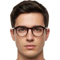 Oval Tortoiseshell TR90 Glasses #BS0423-0177