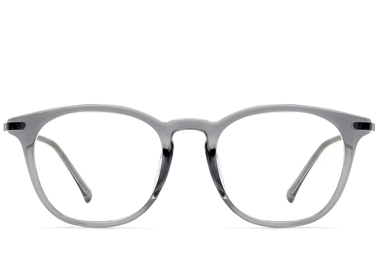 Ovale graue TR90-Brille #BS0423-0179