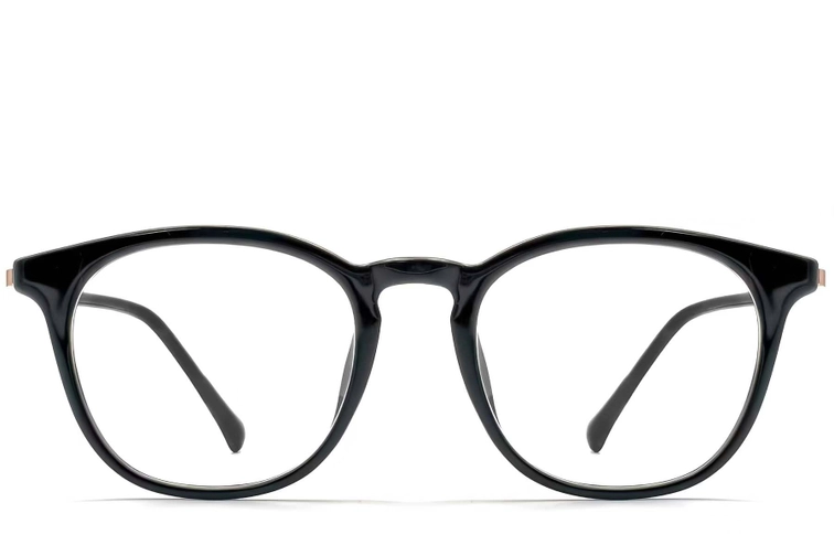 Oval Black TR90 Glasses #BS0423-0180