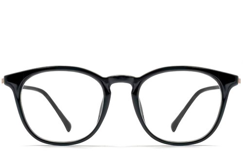 Lunettes ovales noires TR90 #BS0423-0180
