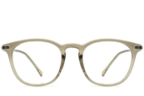 Lunettes ovales vertes TR90 #BS0423-0181