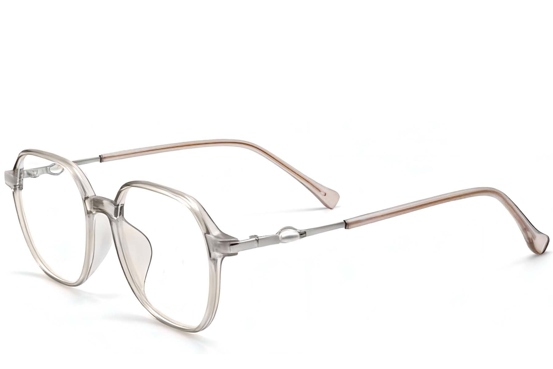 Geometric Grey TR90 Glasses #BS0423-0182