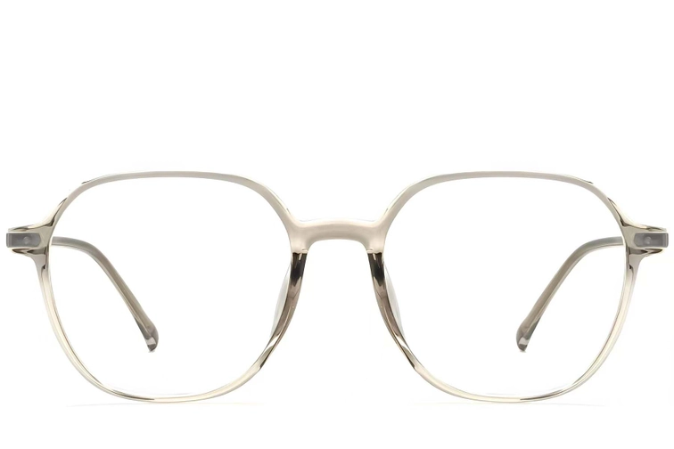 Geometric Grey TR90 Glasses #BS0423-0182