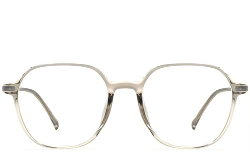 Lunettes géométriques grises TR90 #BS0423-0182