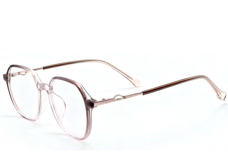 Geometric Pink TR90 Glasses #BS0423-0184