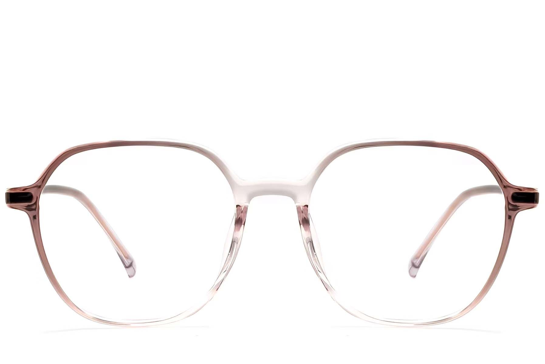 Lunettes géométriques roses TR90 #BS0423-0184