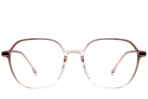 Lunettes géométriques roses TR90 #BS0423-0184