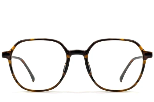 Lunettes géométriques écaille de tortue TR90 #BS0423-0185