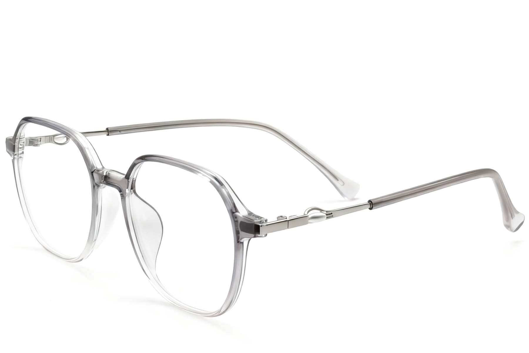 Geometric Grey TR90 Glasses #BS0423-0186