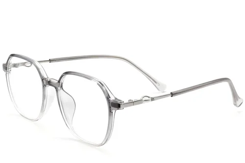 Lunettes géométriques grises TR90 #BS0423-0186
