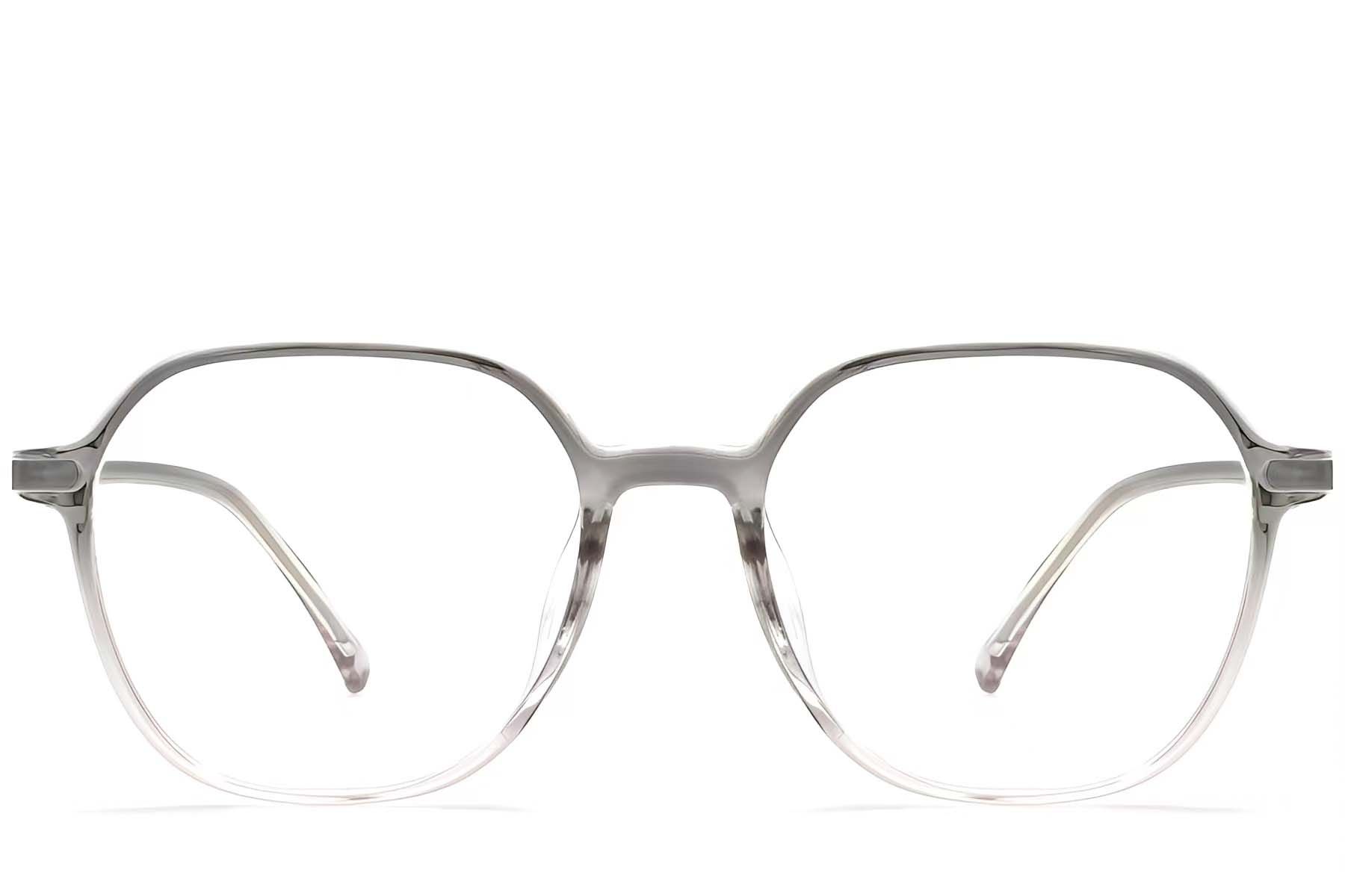 Geometric Grey TR90 Glasses #BS0423-0186
