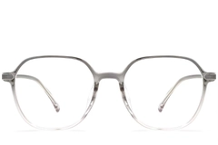 Geometric Grey TR90 Glasses #BS0423-0186