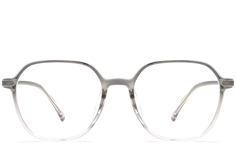 Geometric Grey TR90 Glasses #BS0423-0186