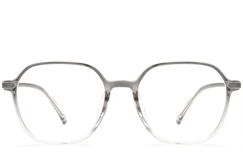 Lunettes géométriques grises TR90 #BS0423-0186