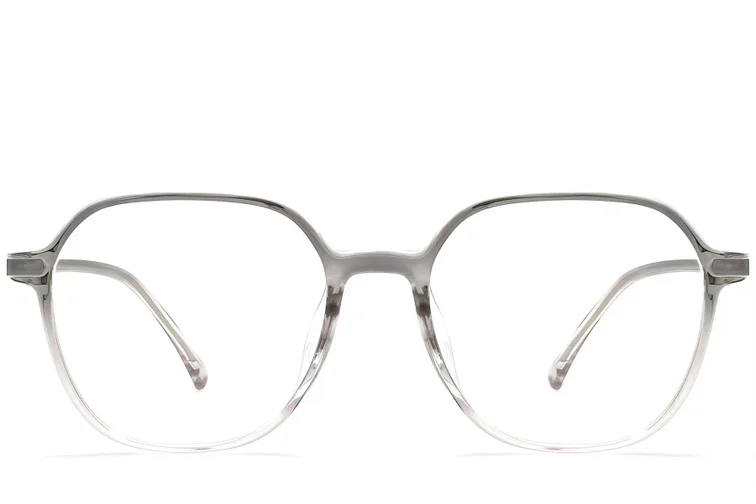 Geometric Grey TR90 Glasses #BS0423-0186