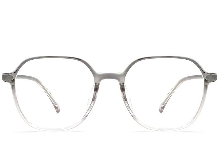 Geometric Grey TR90 Glasses #BS0423-0186