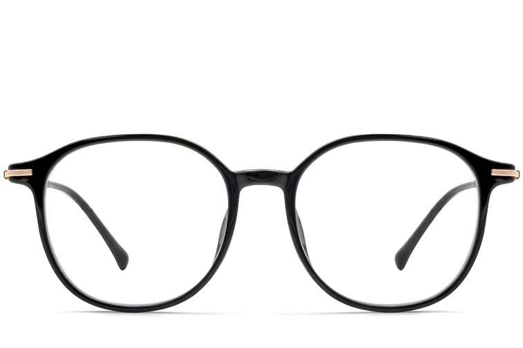 Oval Black TR90 Glasses #BS0423-0187