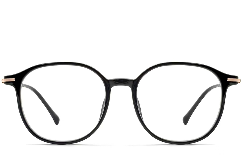 Ovale zwarte TR90 bril #BS0423-0187