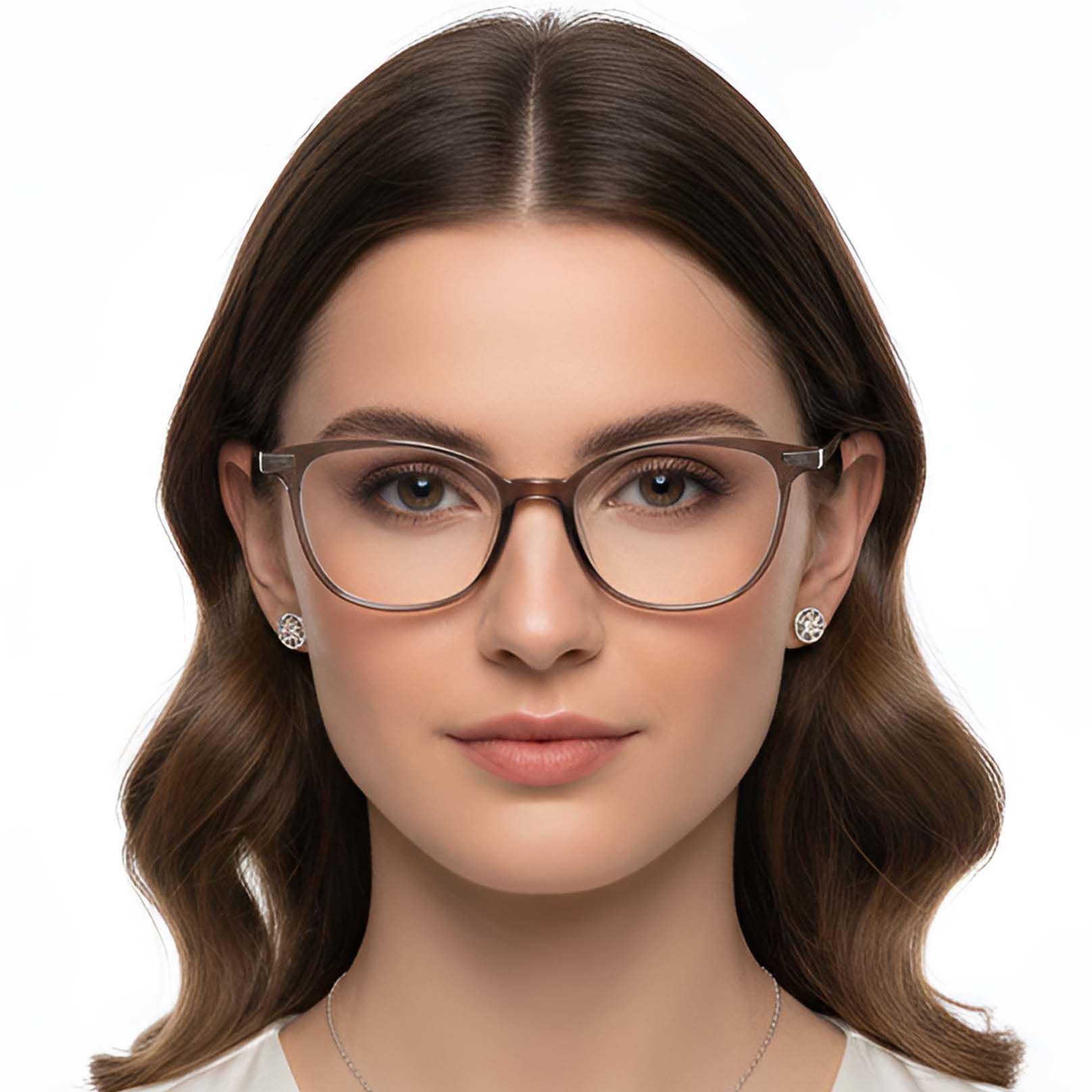 Butterfly Brown TR90 Glasses #BS0423-0191