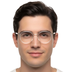 Oval Transparent TR90 Glasses #BS0423-0195